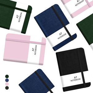 AI-MICH Custom Multifunctional Portable <b>Small</b> Pocket <b>Notebook</b> Memo A6 A7 Size Pu Leather Hardcover Paper Cover Flexible Address - Product Image 3