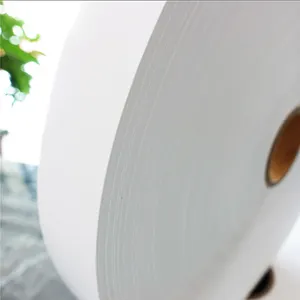 En gros Pas Cher Tissu En Nylon Vêtement Soin Lavant Blanc Taffetas Étiquette Rouleau de Ruban
