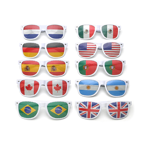 Индивидуальные солнцезащитные очки для фанатов французского футбола с дизайном национального флага, настраиваемые узоры национальных флагов, бразильские солнцезащитные очки - Product Image 3