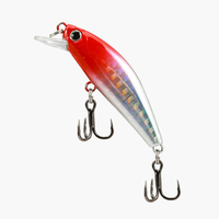 Leurres de pêche Minnow Jerkbait ABS 5,7 cm/6,5 g pour la pêche au bar, au saumon, à la truite - Utilisation en mer, en bateau, en rivière et en lac