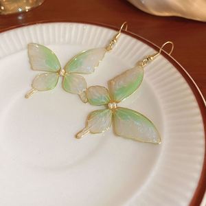 Copper Alloy Imitation Pearl Butterfly <b>Hook</b> <b>Earrings</b> Trendy Silver Plated Charm <b>Earrings</b> for Men's Anniversary - Product Image 2