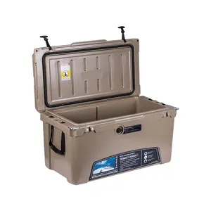 polyurethane foam LLDPE Plastic insulated eski cooler box Wholesale Roto Molded Coolers ice box for summer