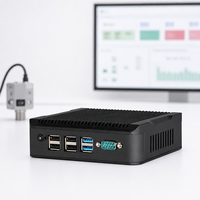 Mini PC Industrial sin Ventilador Intel N5095 4*COM RS485 RS232 DDR4 SSD Windows/Linux Computadora Industrial Integrada en Caja