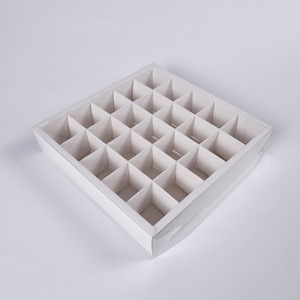 Caja para Pastel de Mousse Elegante con Logotipo Personalizado Sunshine, Biodegradable, Cuadrada, Plegable, de Cartón Blanco, Exquisita - Product Image 3