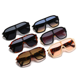 Nuevo retro marco grande Rana espejo personalidad una pieza gafas de <span class=keywords><strong>sol</strong></span> de moda tendencia de la <span class=keywords><strong>calle</strong></span> disparando gafas de <span class=keywords><strong>sol</strong></span> - Product Image 3