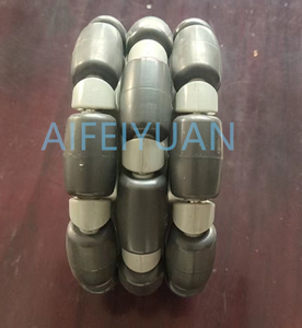 Schwerlast Smart Rubber Robot Dreifach 63mm dick 125mm Durchmesser Mecanum Omni Directional Wheel <span class=keywords><strong>Ball</strong></span> <span class=keywords><strong>Transfer</strong></span> Units Rollen - Product Image 6