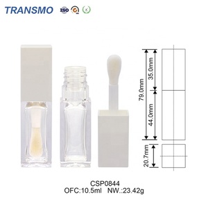 <b>Lipgloss</b> Tube Lip Oil Tubes Customize Blush Packaging 7ml Oem Empty Lip Gloss Tube Big Wand - Product Image 2