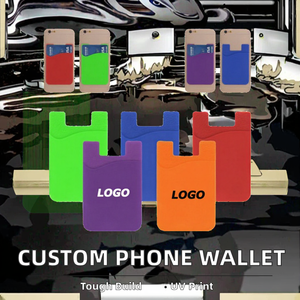 Custom Silicone portafoglio porta carte regalo Business promozionali adesivi per promozioni e omaggi - Product Image 3