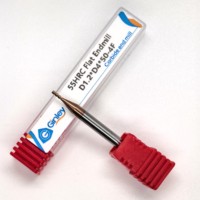 Fraise HRC55 pour acier inoxydable 1.0MM 1.2MM 1.5MM 1.6MM 1.8MM 2.0MM 0.9MM 2.5MM en carbure pour machines-outils CNC