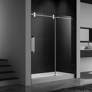 モダンなバスルームシンプルシャワーガラスキャビンバスポータブルスチームハンドルガラスドアプルハンドスライディングシャワールーム - Product Image 2