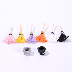 Miniature Mop Ornament Resin Handmade <b>Doll</b> House <b>Accessory</b> Toy Decor 5 To 7 Years Unisex - Product Image 5