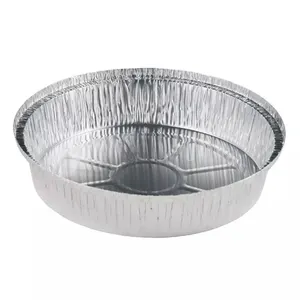 6 7 8 9 12 Inch Round Aluminum Foil Pans with Clear Plastic Lids for Baking