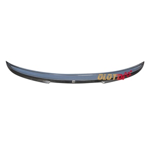 MP Style Dry Carbon Fiber <b>Boot</b> Lip Rear Trunk Spoiler Wing for 2017-2020 for Hyundai Genesis G70 Model Ducktail - Product Image 4