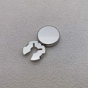 Boutons de manchette pour chemises, style tige, décorés de strass, en caoutchouc de silicone floral, avec bouton de démarrage à pression, pour femmes - Product Image 6