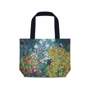 AU-01807 borsa Tote da donna Klimt Art Design "giardino di fiori" elegante borsa a tracolla in stile L - Product Image 1