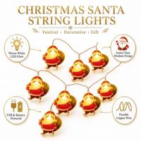 Guirnalda de Luces LED para Árbol de Navidad, Adornos de Estrella de Cinco Puntas Electrochapados, Decoración Festiva Navideña