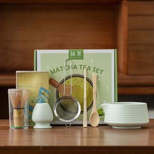 Juego de Batidor de Matcha en Oferta, Tazón de Cerámica con Boquilla, Batidor de Bambú Hecho a Mano con Soporte, Kit de Té Matcha Japonés para Ceremonia - Product Image 2