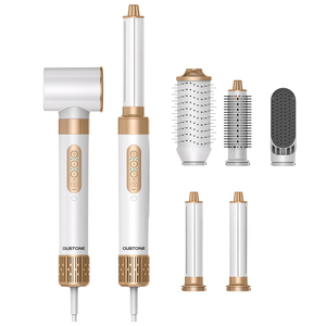 Herramienta de estilismo de alta velocidad conveniente Multi Styler secador de pelo portátil peine rizador automático con concentrador para uso doméstico y al aire libre - Product Image 3