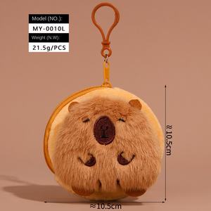 ใหม่กระเป๋าหนังใส่เหรียญลายการ์ตูนกระเป๋าตุ๊กตา PP ผ้าฝ้ายซักได้ของขวัญเล็กๆสำหรับขายส่ง - Product Image 6