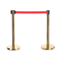 Barrière Rétractable de 2M pour Filles de Roue, Barrière de Sécurité Publique, Poteaux de Contrôle des Foules, Barrière de Circulation – Vente Chaude