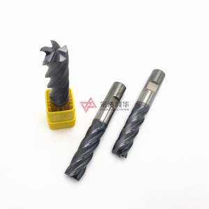 Fresa de carburo de alto rendimiento de 8 mm de diámetro y 2 filos para uso general AITiN TiSiAIN AICrSiN NACo 3, piezas de herramienta azules - Product Image 4