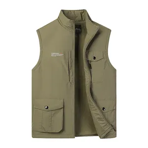 Winter Vest Jacket thickening Sleeveless Jacket New Fashion Fleece Vest Outdoor Sports Soft Shell For Men