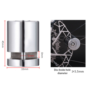 Candado para bicicleta, candado para patinete eléctrico, candado antirrobo para patinete, ruedas, bloqueo de freno de disco - Product Image 2