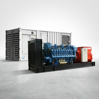 Générateur diesel silencieux MTU 2750KVA à 3000KVA, station d'alimentation conteneurisée avec démarrage automatique, démarrage à distance et ATS