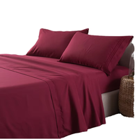 Est ouest haute qualité soie confort pleine grandeur housse de couette ensemble linge de lit doux toucher bambou 100% bio bambou drap de lit