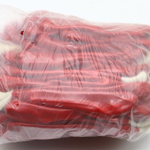 ถุงมือพีวีซีกันน้ำมัน เซงคัง สีแดง เคลือบเต็มผิว ซับในผ้าฝ้าย ข้อมือถัก ป้องกันสารเคมี ใช้ซ้ำได้ - Product Image 2