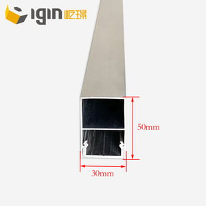 Perfil de aluminio Igin de 30x50mm pulido 6063 para la industria de la construcción y decoración - Product Image 3