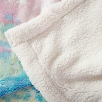 Couverture d'hiver phosphorescente à motif de Noël, anti-boulochage, super douce, en peluche, sherpa, polaire, colorée