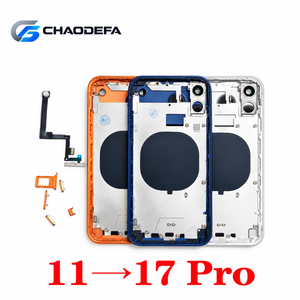 ชุดดัดแปลงเคสหลัง iPhone X XS XS Max XR 11 ให้เป็นรุ่น 17 Pro แบบ DIY - Product Image 3