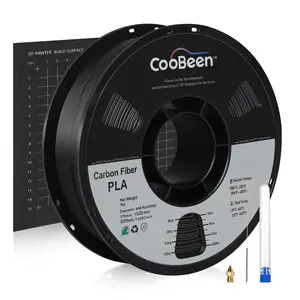 CooBeen Sợi Cacbon Sợi PLA In 3D Chất Lượng Cao Cuộn Dây Gọn Gàng 1.75Mm/1Kg Cho Dây Tóc Máy In 3D Nhà Máy ROHS