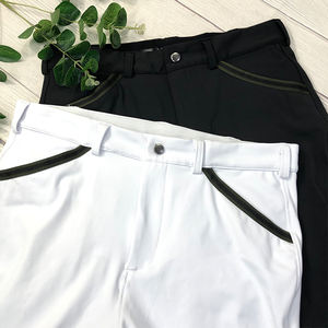 مخصص جودة عالية بيضاء الرجال ركوب الخيل ليغنغ Equitacion المؤخرات تنفس أربعة اتجاه تمتد الرجال ملابس الفروسية - Product Image 4