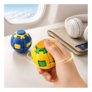 Factory Bulk Rotating Gear Globe Press Action Fidget <b>Toy</b> Quiet Pocket Decompression Gift Kids Adults Export Set - Product Image 6