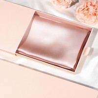 Funda de Almohada 100% Seda de Morera Pura, 22 Momme, Grado 6A, para Cabello y Piel, Tamaño Estándar Queen y King, con Cierre Oculto