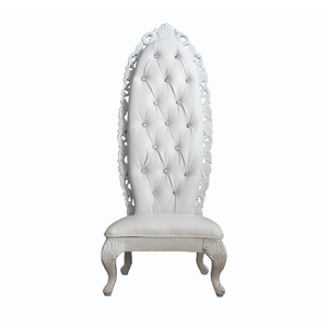 Boda blanco reina trono alta silla para <span class=keywords><strong>la</strong></span> novia y el novio, sofá, silla - Product Image 1