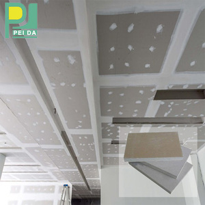 Tablero de <span class=keywords><strong>yeso</strong></span> común interior <span class=keywords><strong>Panel</strong></span> de pared con cara de papel Tablero de techo de <span class=keywords><strong>yeso</strong></span> - Product Image 2