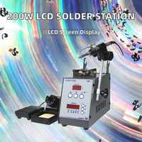 Station de soudage à pointe de couteau haute puissance à haute température 386 avec écran LCD numérique 200W Fer à souder Machine à souder