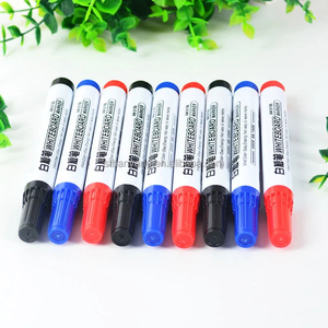 Marcadores de Pizarra Blanca Borrables de Punta Grande, Color Negro, Rojo y Azul, de Alta Calidad, para Uso en Oficina y Escuela - Product Image 2