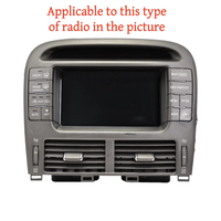 Nouvelle voiture d'origine PS Navigation écran LCD avec écran tactile TFT Type pour 2006-2007 pour Toyota Land Cruiser