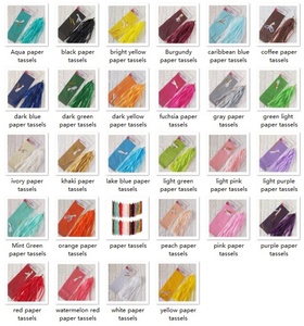 Christmas Birthday Wedding Party Decoration Strips Tissue Hanging Banner Decor Colorful Golden Paper and Foil <strong>Tassel</strong> for <strong>Balloon</strong> - Product Image 2