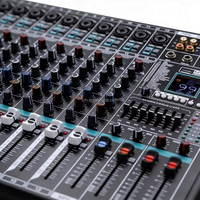 Console de mixage DJ TNH DK06 6 canaux avec 99 effets DSP, lecteur USB, alimentation fantôme 48V, lecteur MP3, équipement sonore