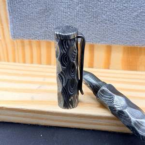 Bolígrafo de Acero de Damasco de Lujo para Negocios, con Acabado Fino, para Regalo de Oficina y Promoción - Product Image 6