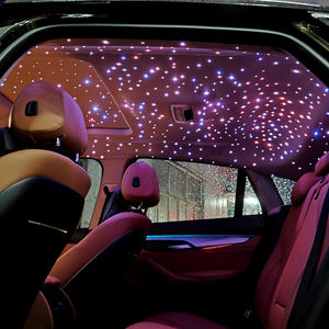 Kit de Fibres Optiques Étoiles Lumières RGB pour Plafond de <span class=keywords><strong>Voiture</strong></span>, <span class=keywords><strong>Ciel</strong></span> Étoilé de Toit avec Contrôle via Application Bluetooth et Musique, 600 Étoiles - Product Image 1
