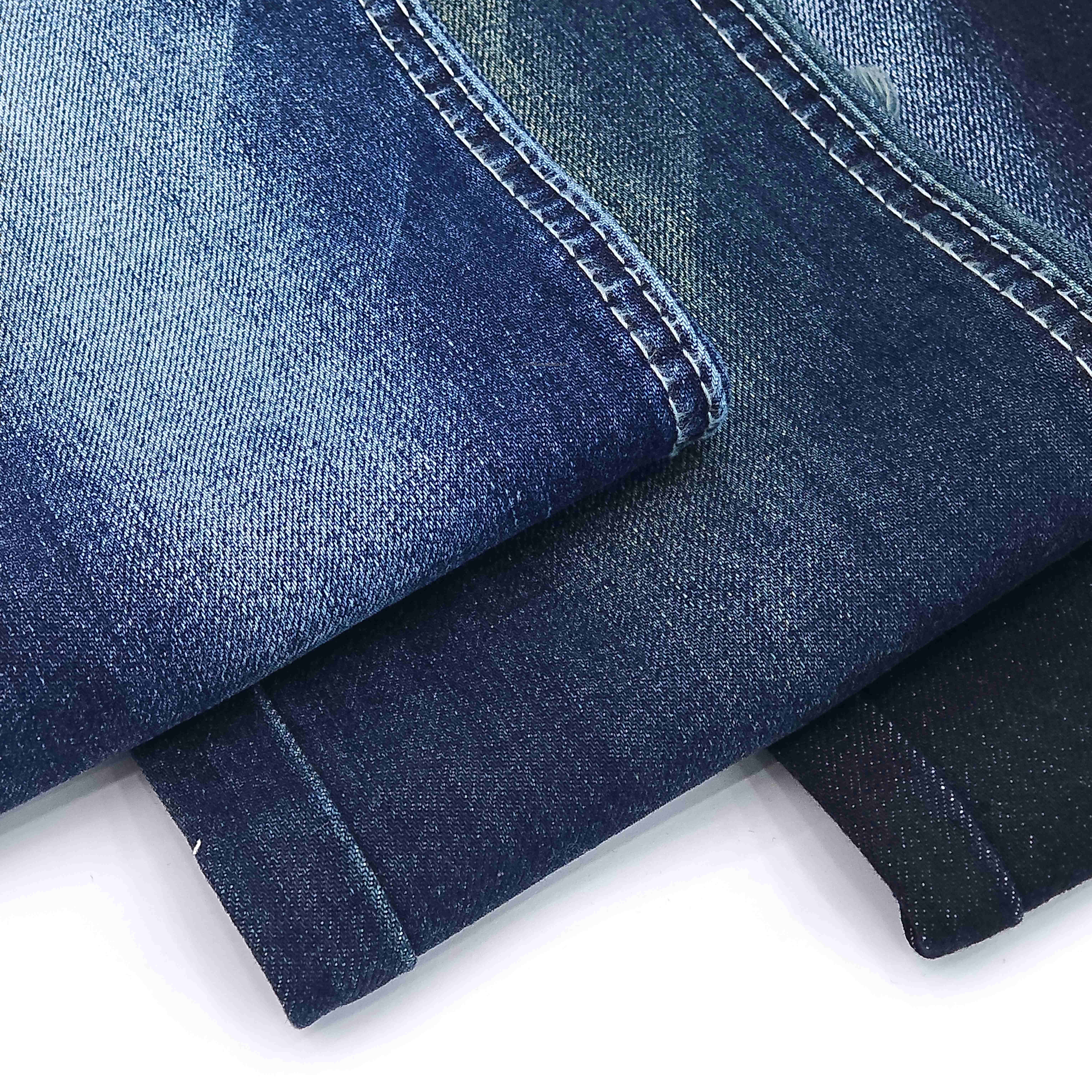 70% хлопок 28% полиэстер 2% спандекс стрейч Selvedge джинсовая ткань унисекс синий тканый материал для джинсов пряжа окрашенный узор для мальчиков