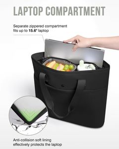 Sacs isothermes pour femmes, sac fourre-tout isotherme avec compartiment pour ordinateur portable pour le travail, les infirmières, les activités de plein air - Product Image 4
