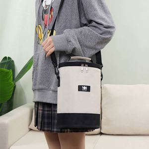 Bolsa de Almuerzo Aislada de Neopreno y Tela Oxford para Estudiantes, Verano 2021, con Cierre de Cremallera, Diseño Portátil para Trabajadores de Oficina - Product Image 4