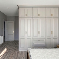 Armoire de chambre/salon modulaire moderne sur mesure avec 2 tiroirs, éclairage LED, grande capacité, meubles pour la maison